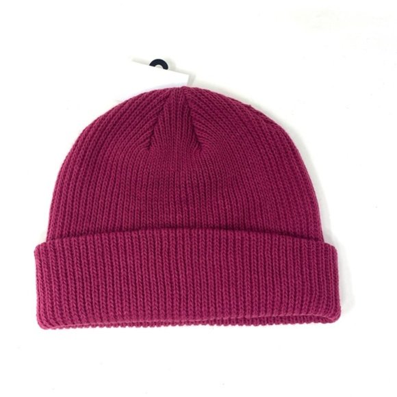 VANS Core Basics Beanie Raspberry Radiance Knit Unisex Cuffed Cap VN000K9Y6ZW - Picture 3 of 5